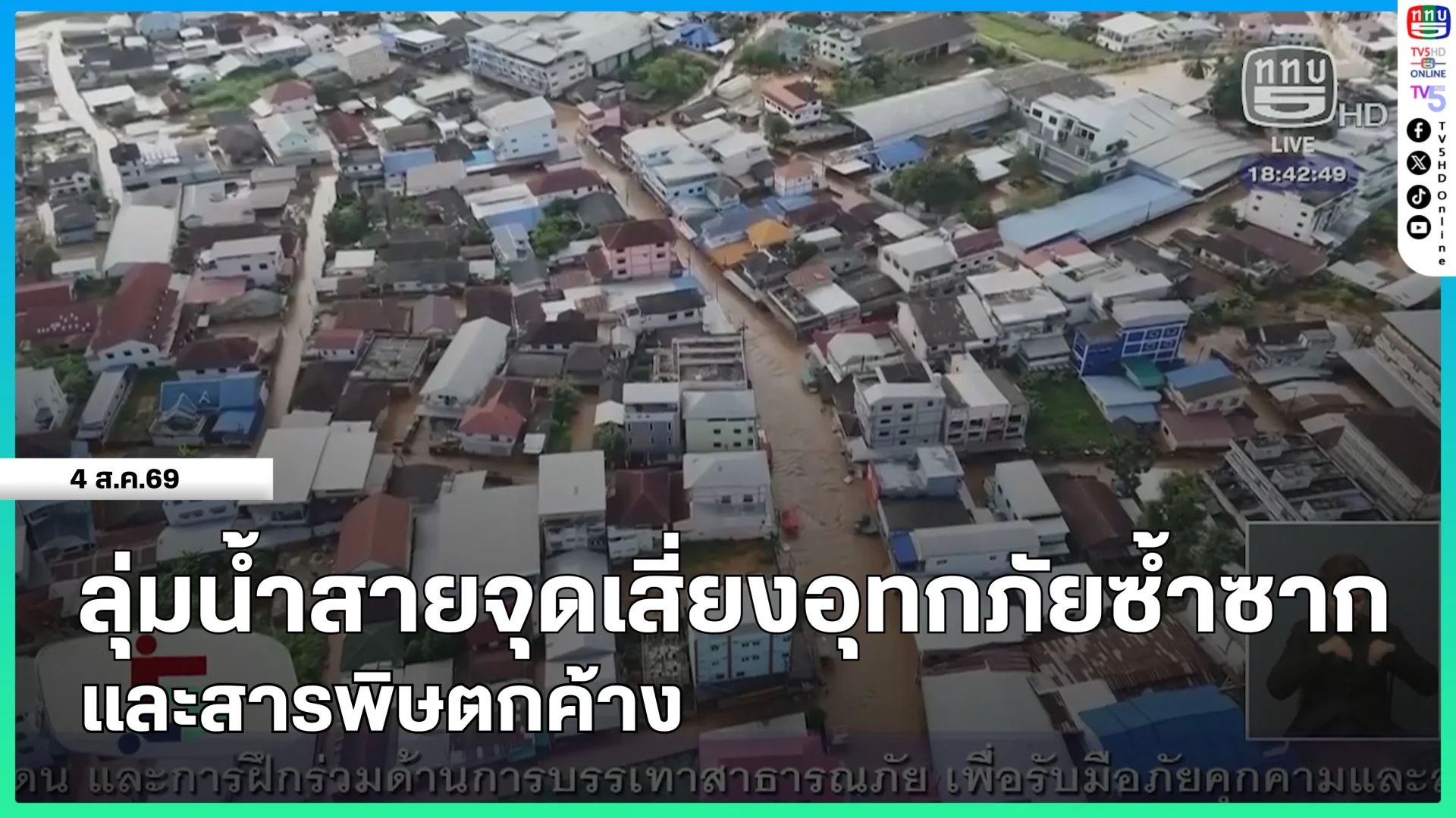 ลุ่มน้ำสายจุดเสี่ยงอุทกภัยซ้ำซากและสารพิษตกค้าง