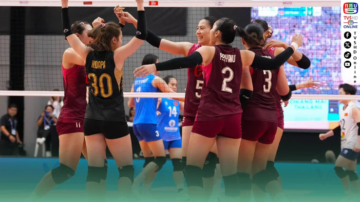สาวไทยตบเวียดนาม 3-0 ผงาดแชมป์ SEA V Cup 2026