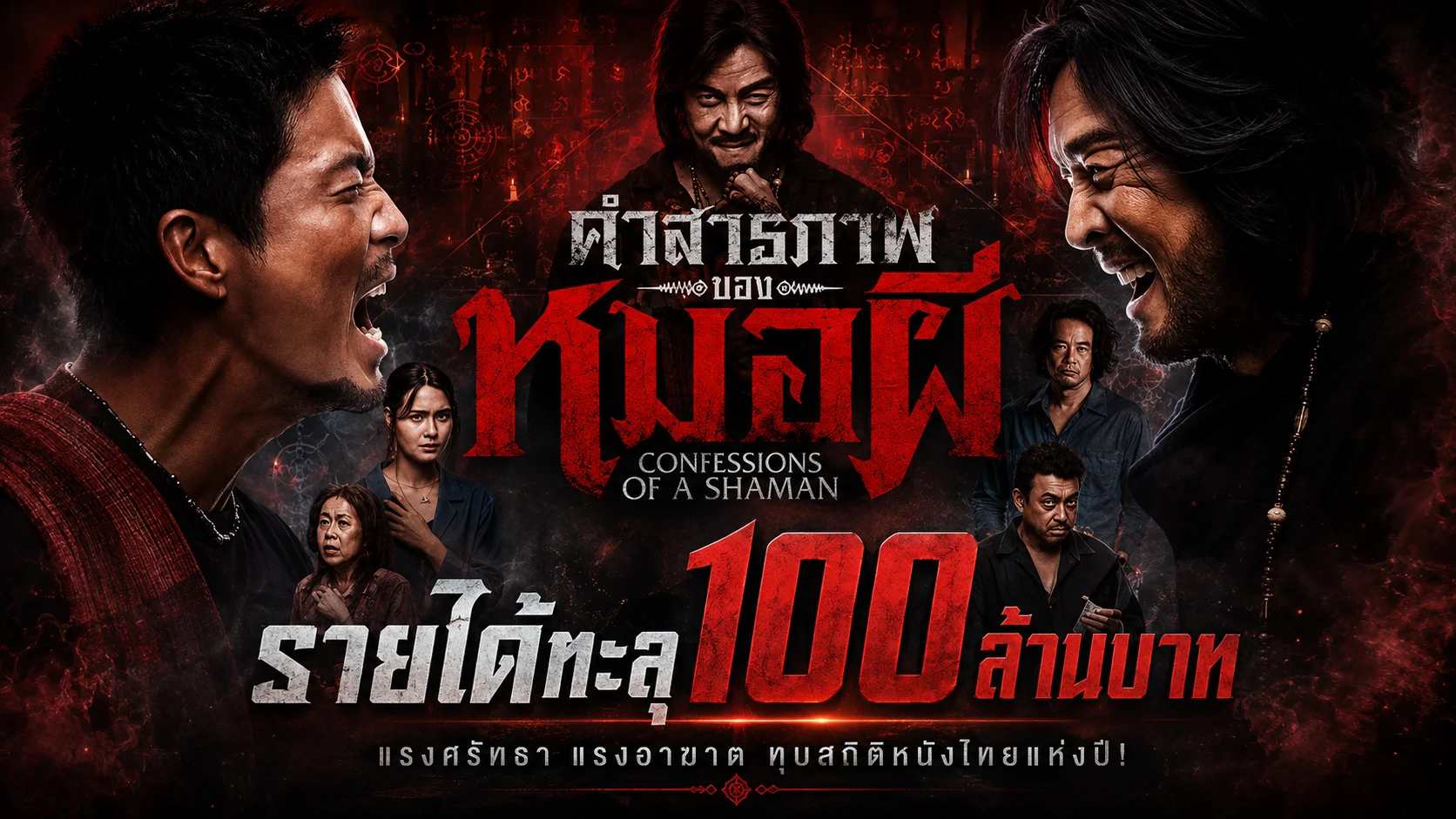 คำสารภาพของหมอผี หลอนสนั่นโรง! รายได้ทะลุ 100 ล้าน