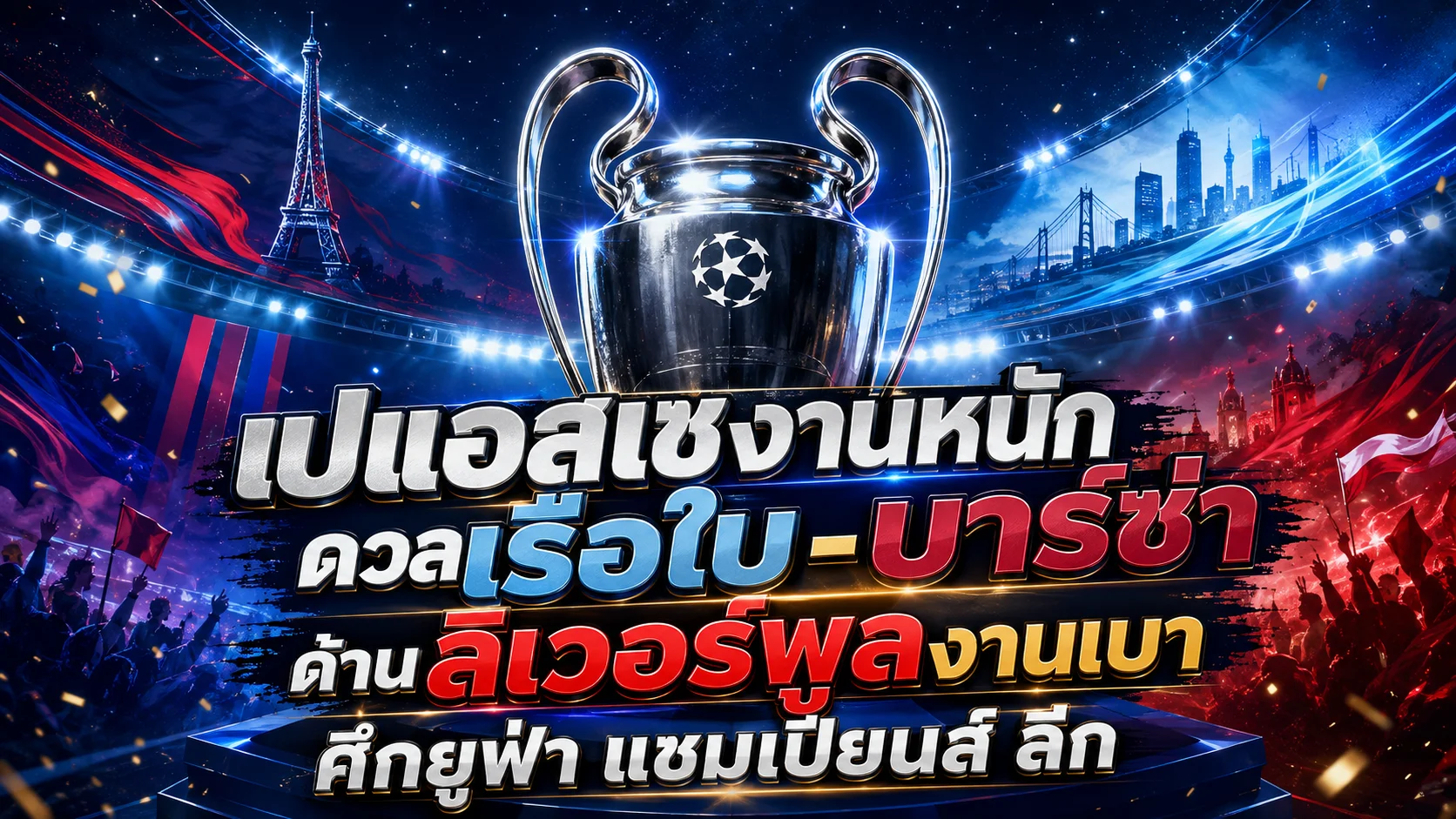 เปแอสเชงานหนักดวลเรือใบ-บาร์ซ่า ด้านลิเวอร์พูลงานเบา ศึกยูฟ่า แชมเปียนส์ ลีก