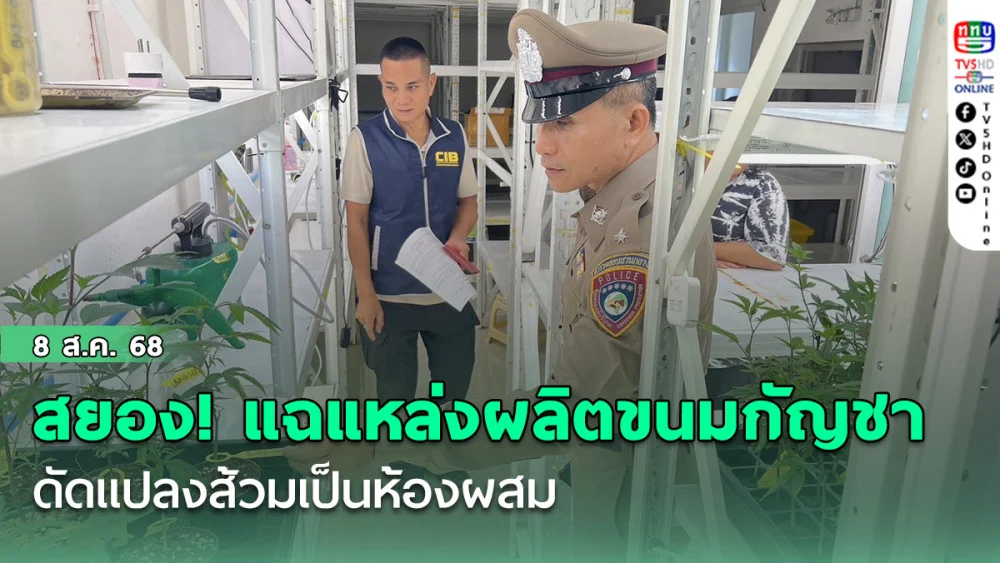  สยอง! แฉแหล่งผลิตขนมกัญชา ดัดแปลงส้วมเป็นห้องผสม