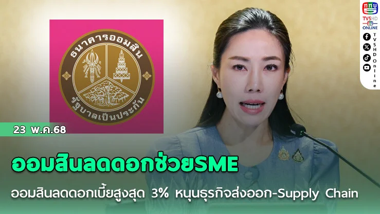 ออมสินลดดอกช่วยSME