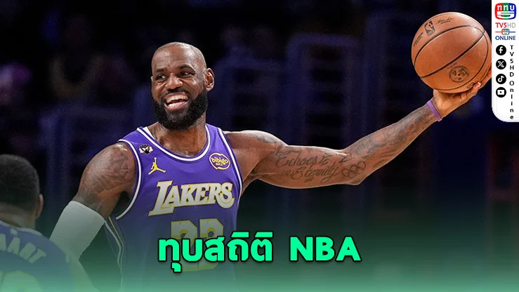 เลบรอน เจมส์ ทําทริปเปิ้ล-ดับเบิ้ล ทุบสถิติ NBA อายุมากสุด