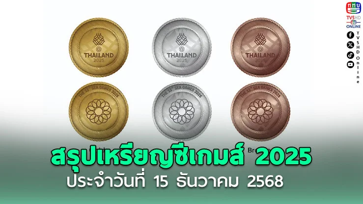 ไทยนําโด่ง! ซีเกมส์ 2025 กวาด 132 ทอง ครองจ่าฝูง