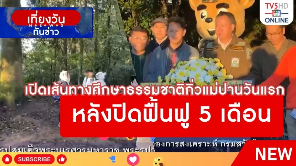 เปิดเส้นทางศึกษาธรรมชาติกิ่วแม่ปานวันแรก หลังปิดฟื้นฟู 5 เดือน