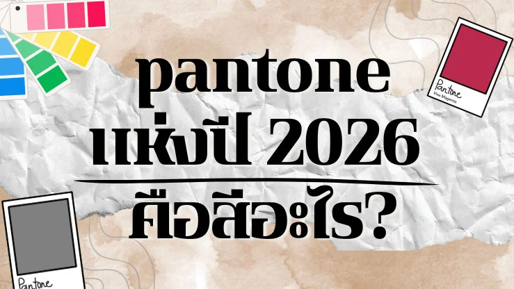 Pantone ประกาศ สีแห่งปี 2026 (Color of the Year 2026)  คือสี Cloud Dancer