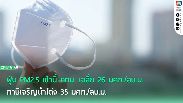 ฝุ่น กทม. ดีขึ้น! ภาษีเจริญยังแชมป์