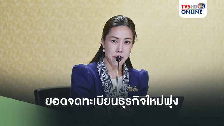 เผยยอดจดทะเบียนธุรกิจใหม่ พ.ย. 67 พุ่ง 6,266 ราย ทุนรวม 2.4 หมื่นล้าน ชี้ทั้งปีจ่อแตะ 9 หมื่นราย