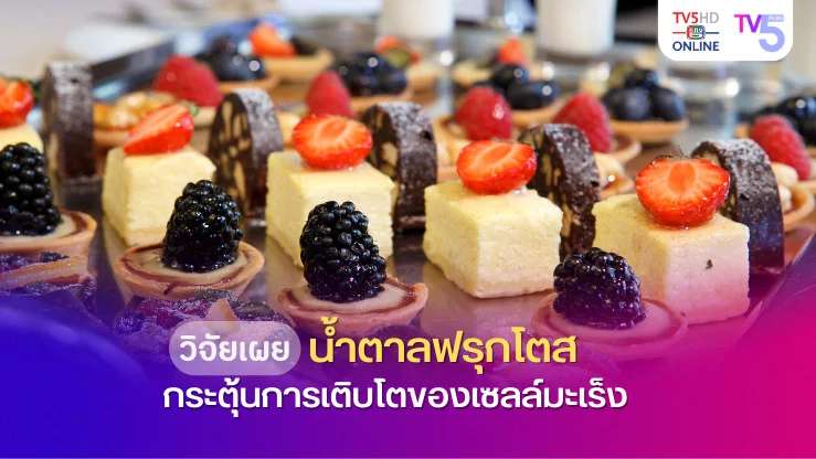 งานวิจัยล่าสุดเผย! น้ำตาลฟรุกโตส กระตุ้นการเติบโตของเซลล์มะเร็ง 