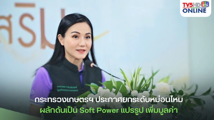 กระทรวงเกษตรฯ ประกาศยกระดับหม่อนไหม ผลักดันเป็น Soft Power แปรรูป เพิ่มมูลค่า ขยายพื้นที่ปลูก สร้างรายได้ให้เกษตรกร