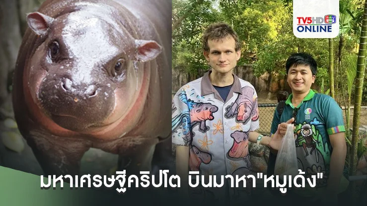 มหาเศรษฐีคริปโต บินมาหา"หมูเด้ง"