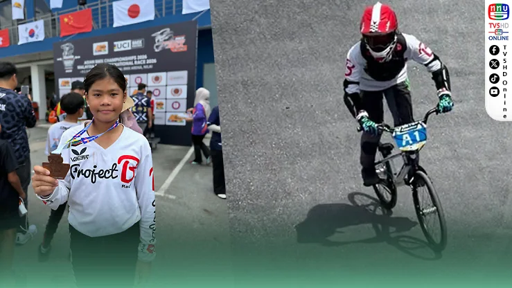 “น้องพลอย” วัย 11 ปี ผงาดที่ 3 BMX เอเชีย ลั่นปีหน้าขอแชมป์!