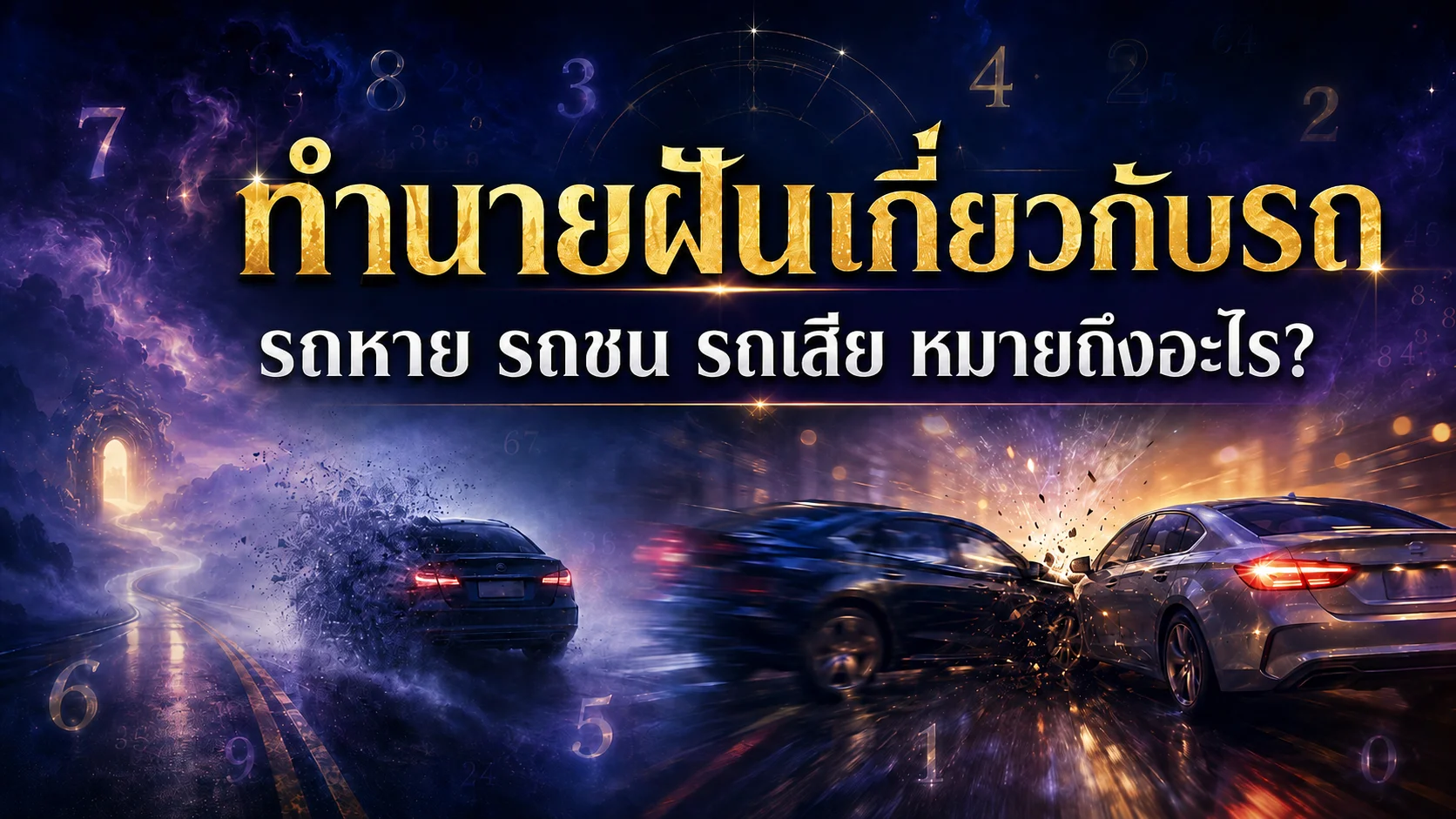 ทำนายฝันเกี่ยวกับรถ รถหาย รถชน รถเสีย หมายถึงอะไร?